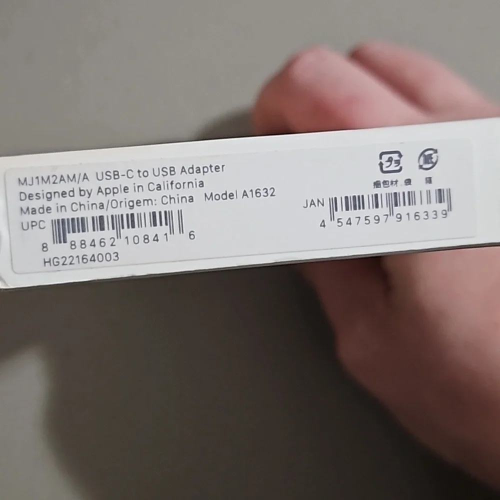NEW! Apple USB-C to USB Adapter! Unopened Box!! - Picture 10 of 10